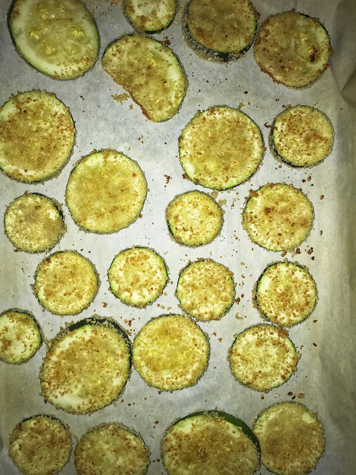 Crunchy Zucchini Bites - White Gloved Vegan